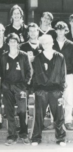 Treese’s partner in crime, Peter McClellan ’90 (lower right), looks sharp in the 1988 varsity soccer picture.