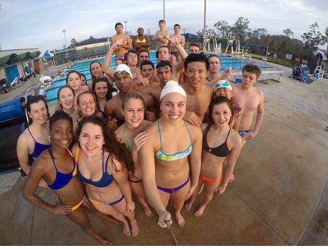 The swim team hits the pool during their training trip to Florida over winter break. Photographer: Sophia Furigay 18