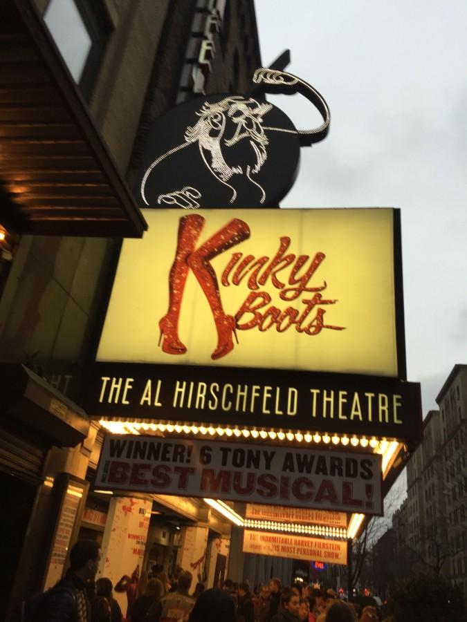 Students had the opportunity to see Kinky Boots on Broadway.