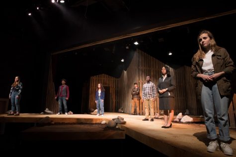 Peddie Theatre in Bold Lights: The Laramie Project