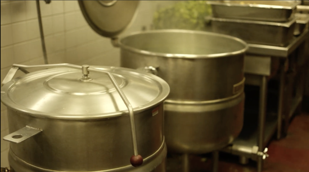 Frame from PFS Kitchens Tour video featuring Head Chef Jeremy Stahl